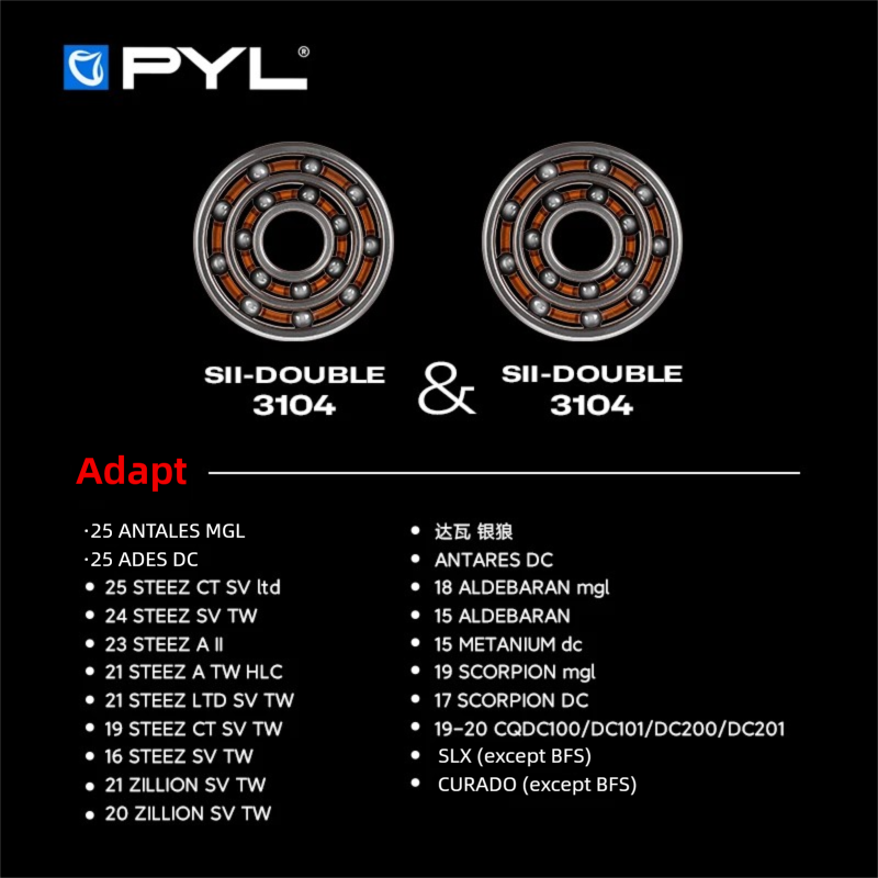 PYL SII Double Semi Ceramic Ba - đánh giá và giá Reel Spare Spool