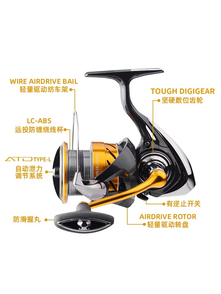 24 DAIWA REVROS CS LT Spinning - đánh giá và giá Ice Fishing Reel