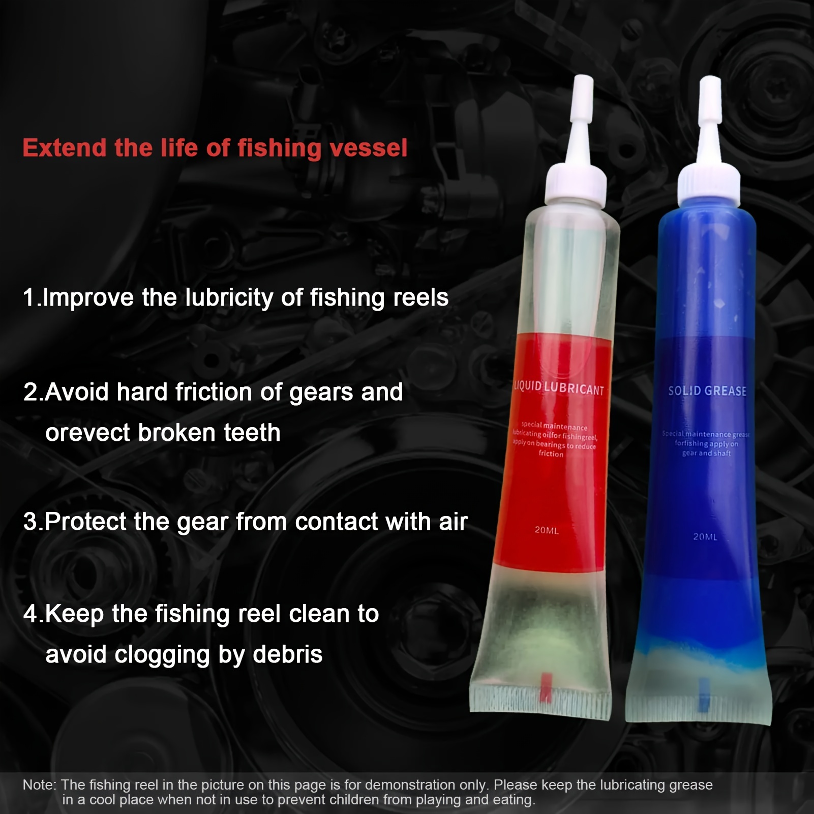 4pcs Fishing Wheel Maintenance - đánh giá và giá Reel Grease